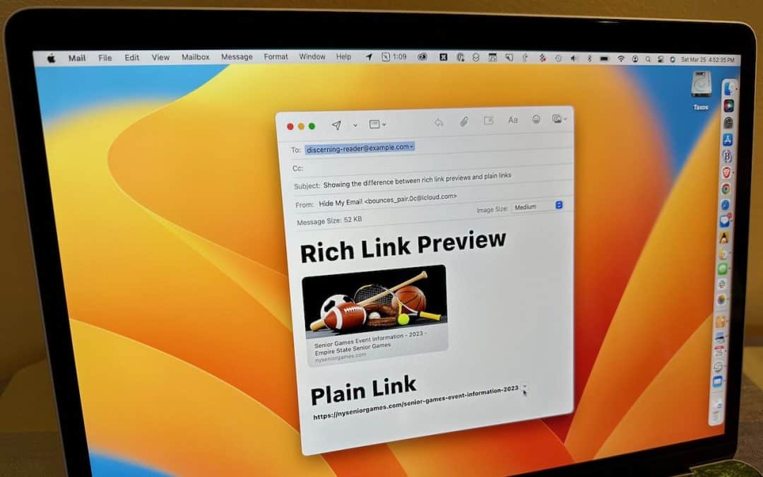 Quickly Turn Apple Mail’s Website Previews into Plain Links