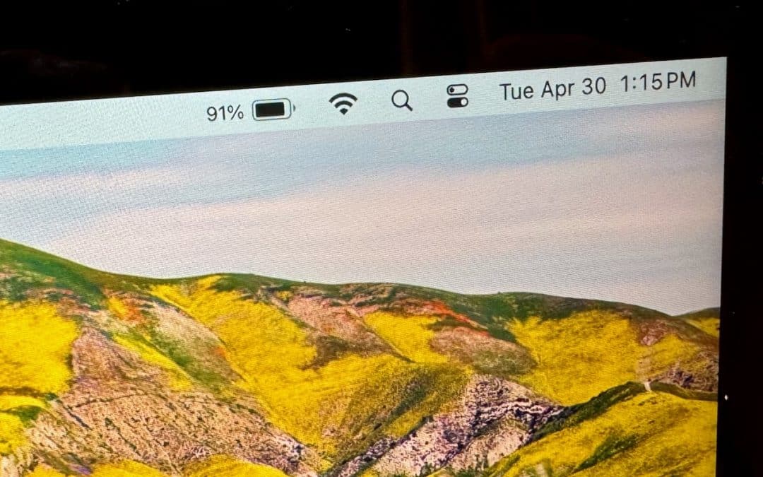 Display the Battery % on Your Mac’s Menu Bar